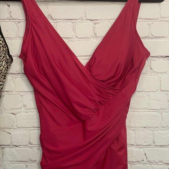 Miraclesuit One Piece Swimsuits - lot of 2 Size 14 - Picture 9 of 16